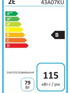 2E Televizorius 43" LED 4K 60Hz Smart Google TV juodas - Image 11
