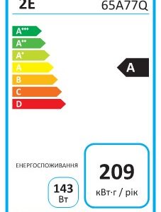 2E Televizorius 65" QLED 4K 60Hz Smart Google TV juodas - Image 11