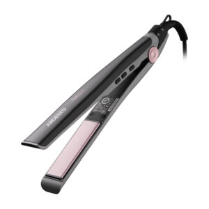 ARDESTO Plaukų tiesintuvas Pink Touch, 32W, 110-200C, keramika, pilka+rožinė