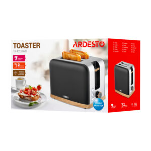ARDESTO skrudintuvas T-F420BWD, 800W, metalinis, 2 skyriai, juodas - Image 2
