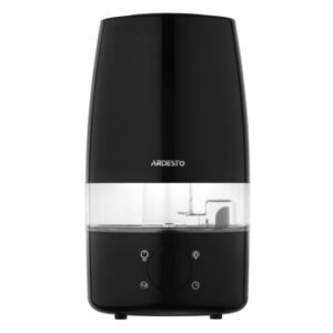 ARDESTO Ultragarsinis oro drėkintuvas, 30m2, 4l, 280ml/h, elektrinis valdymas, nuotolinio valdymo pultas, vandens įpylimas iš viršaus, ekranas, juodas