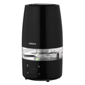 ARDESTO Ultragarsinis oro drėkintuvas, 30m2, 4l, 280ml/h, elektrinis valdymas, nuotolinio valdymo pultas, vandens įpylimas iš viršaus, ekranas, juodas - Image 8