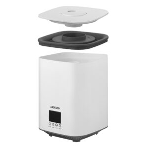 ARDESTO Ultragarsinis oro drėkintuvas, 25m2, 3.1l, 250ml/h, elektrinis valdymas, viršutinis vandens pylimas, ekranas, baltas - Image 3