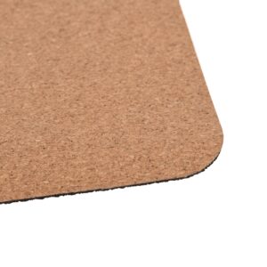 2E pelės kilimėlis CORK, M(450x400x2mm), rudas - Image 5