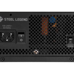 Asrock SL-750G Steel Legend maitinimo blokas 750 W 20+4 pin ATX ATX Juoda - Image 3