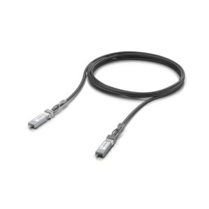 Ubiquiti UACC-DAC-SFP28-3M „InfiniBand“ arba pluoštinis optinis kabelis Juoda - Image 1