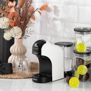 ARDESTO kapsulinis kavos aparatas, 0.8l, Nespresso, Nescafe Dolce Gusto kapsulės, malta kava, jutiklinis valdymas, baltas - Image 23