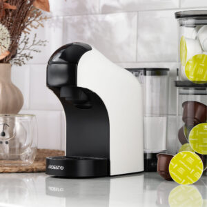 ARDESTO kapsulinis kavos aparatas, 0.8l, Nespresso, Nescafe Dolce Gusto kapsulės, malta kava, jutiklinis valdymas, baltas - Image 21
