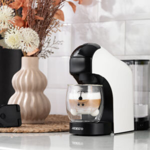 ARDESTO kapsulinis kavos aparatas, 0.8l, Nespresso, Nescafe Dolce Gusto kapsulės, malta kava, jutiklinis valdymas, baltas - Image 19