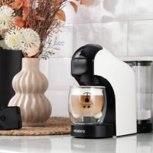 ARDESTO kapsulinis kavos aparatas, 0.8l, Nespresso, Nescafe Dolce Gusto kapsulės, malta kava, jutiklinis valdymas, baltas - Image 18