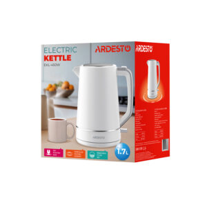 ARDESTO elektrinis virdulys, 1.7L, plastikinis, matinis, Otter, baltas - Image 11