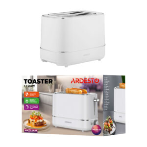 ARDESTO Skrudintuvas T-F450W, 800W, plastikinis, 2 angos, baltas - Image 10