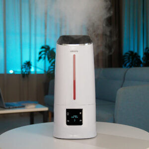 ARDESTO oro drėkintuvas ultragarsinis, 40m2, 6.5l, 390ml/h, elektrinis valdymas, nuotolinio valdymo pultas, viršutinis vandens pildymas, ekranas, baltas - Image 16