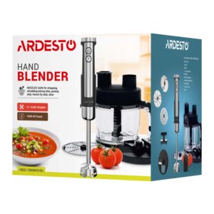 ARDESTO Rankinis trintuvas HBSG-1000WHCHSL, 1000W, 7in1, dubuo-2000ml, juoda-sidabrinė - Image 23