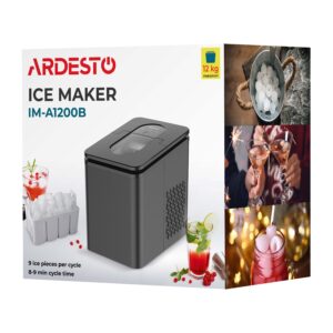ARDESTO buitinis ledo gaminimo aparatas, 12kg/per dieną, 1.8L, juodas - Image 21
