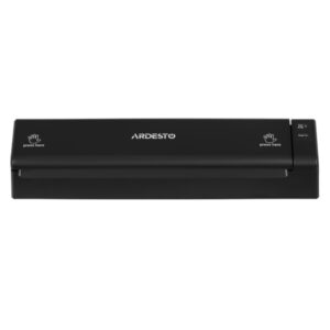 ARDESTO vakuuminis maisto pakavimo aparatas ritiniams ir maišeliams, 110W, 28 cm, elektroninis valdymas, +1 ritinys, plastikinis, juodas