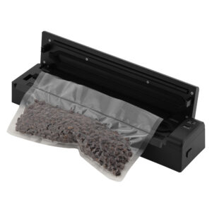 ARDESTO vakuuminis maisto pakavimo aparatas ritiniams ir maišeliams, 110W, 28 cm, elektroninis valdymas, +1 ritinys, plastikinis, juodas - Image 16