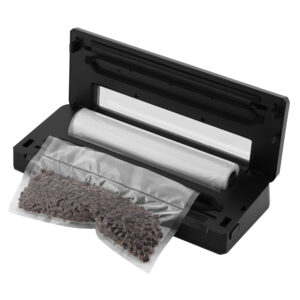 ARDESTO vakuuminis maisto pakavimo aparatas ritiniams ir maišeliams, 110W, 28 cm, elektroninis valdymas, +1 ritinys, plastikas + nerūdijantis plienas, sidabrinis - Image 16
