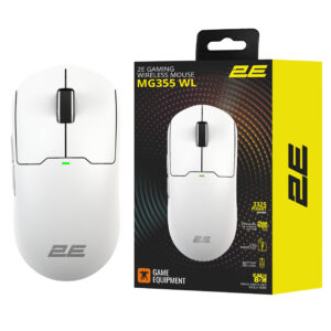 2E Gaming pelė MG355 WL, RGB, USB-A/WL, balta - Image 9