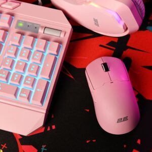 2E Gaming pelė MG355 WL, RGB, USB-A/WL, rožinė - Image 5