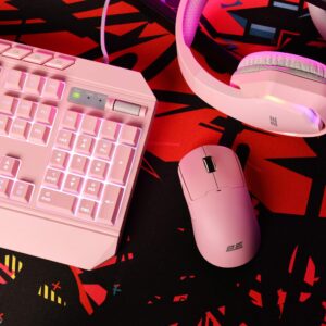 2E Gaming pelė MG355 WL, RGB, USB-A/WL, rožinė - Image 4