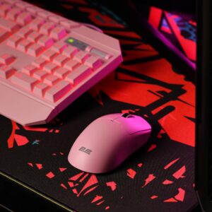 2E Gaming pelė MG355 WL, RGB, USB-A/WL, rožinė - Image 3