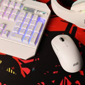 2E Gaming pelė MG355 WL, RGB, USB-A/WL, balta - Image 3