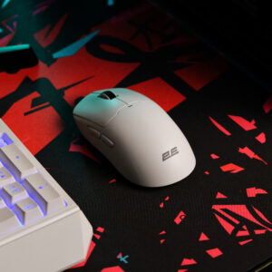2E Gaming pelė MG355 WL, RGB, USB-A/WL, balta - Image 2
