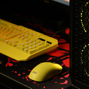 2E Gaming pelė MG355 WL, RGB, USB-A/WL, geltona - Image 5