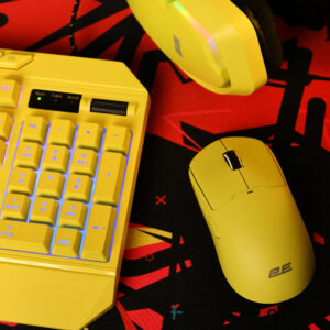 2E Gaming pelė MG355 WL, RGB, USB-A/WL, geltona - Image 2