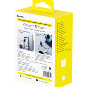 Baseus Enerfill FE22 sieninis įkroviklis 70W 2C+U juodas - Image 5