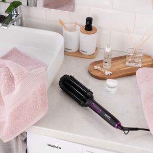 ARDESTO plaukų garbanojimo žnyplės bangoms formuoti Violet Pro, 90W, 170-210C, keramikinės, juodos - Image 8