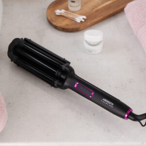 ARDESTO plaukų garbanojimo žnyplės bangoms formuoti Violet Pro, 90W, 170-210C, keramikinės, juodos - Image 2