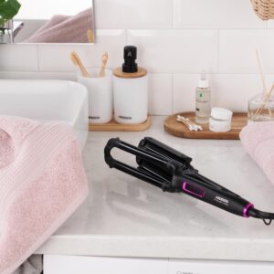 ARDESTO plaukų garbanojimo žnyplės bangoms formuoti Violet Pro, 90W, 170-210C, keramikinės, juodos - Image 12