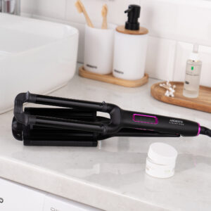 ARDESTO plaukų garbanojimo žnyplės bangoms formuoti Violet Pro, 90W, 170-210C, keramikinės, juodos - Image 17
