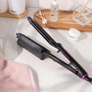 ARDESTO plaukų garbanojimo žnyplės bangoms formuoti Violet Pro, 90W, 170-210C, keramikinės, juodos - Image 5