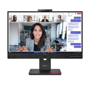 Lenovo ThinkVision T24-4v kompiuterio monitorius 60,5 cm (23.8") 1920 x 1080 pikseliai „Full HD“ LCD Juoda