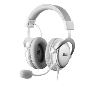 2E Gaming ausinės HG355, 7.1, mini-jack/dual 3.5mm/USB-A, 1.5/1.5/0.2m, baltos