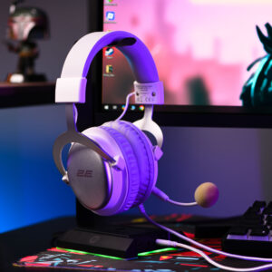 2E Gaming ausinės HG355, 7.1, mini-jack/dual 3.5mm/USB-A, 1.5/1.5/0.2m, baltos - Image 6
