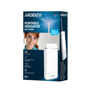 ARDESTO nešiojamas irigatorius, talpa 140 ml, Li-ion komplekte, baltas - Image 12