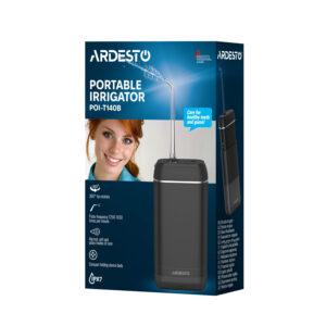 ARDESTO nešiojamas irigatorius, talpa 140 ml, Li-ion baterija komplekte, juodas - Image 13