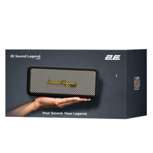 Nešiojamasis garsiakalbis 2E SoundLegend Mini 40W, BT 5.3, TWS, FLAC, MP3, WAV, EQ, išorinė baterija, IPX6, juodas - Image 5