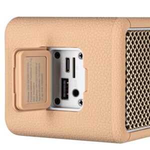 Nešiojamasis garsiakalbis 2E SoundLegend Mini 40W, BT 5.3, TWS, FLAC, MP3, WAV, EQ, išorinė baterija, IPX6, rudas - Image 3