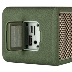 Nešiojamasis garsiakalbis 2E SoundLegend Mini 40W, BT 5.3, TWS, FLAC, MP3, WAV, EQ, išorinė baterija, IPX6, žalias - Image 8