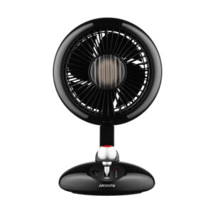 ARDESTO Stalinis ventiliatorius FT-F3600BL, 12 cm, įkraunamas, su apšvietimu, USB-A Type-C, juodas - Image 7