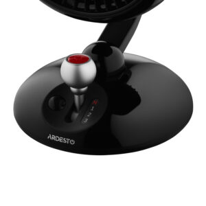 ARDESTO Stalinis ventiliatorius FT-F3600BL, 12 cm, įkraunamas, su apšvietimu, USB-A Type-C, juodas - Image 4