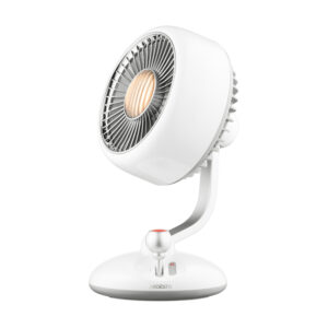 ARDESTO stalinis ventiliatorius FT-F3600BL, 12 cm, įkraunamas, su apšvietimu, USB-A Type-C, baltas - Image 5