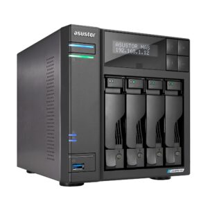 Asustor LOCKERSTOR 4 Gen2+ NAS Desktopas „Intel® Celeron®“ N5105 4 GB DDR4 ADM Juoda - Image 2