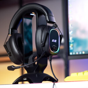 2E Gaming Žaidimų ausinės 2E GAMING HG320 V2, 7.1, USB-A, RGB, 2m, juodos - Image 3