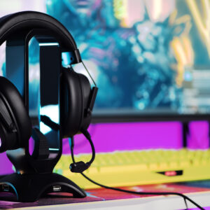 2E Gaming Žaidimų ausinės 2E GAMING HG320 V2, 7.1, USB-A, RGB, 2m, juodos - Image 5